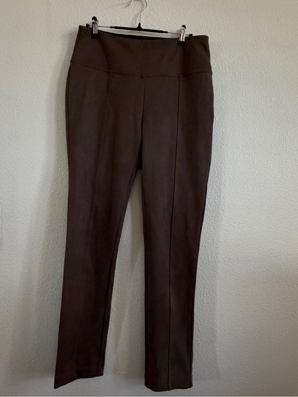 Andrew Marc Dark Brown Ponte Skinny Pants